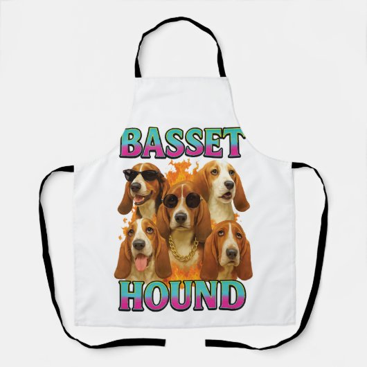 Basset Hound Copy エプロン (正面)