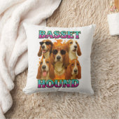 Basset Hound Copy クッション (ブランケット)