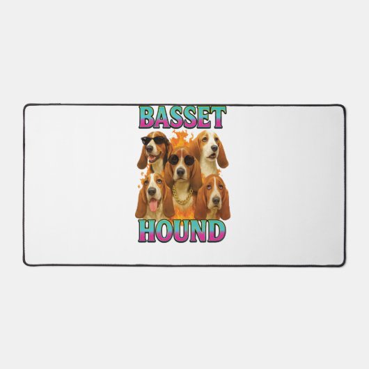Basset Hound Copy デスクマット (正面)