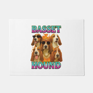 Basset Hound Copy ドアマット