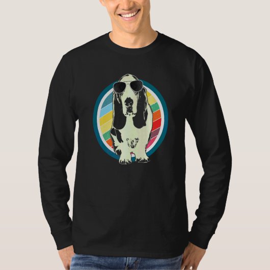 Basset Hound Dog Breed  38 Tシャツ (正面)