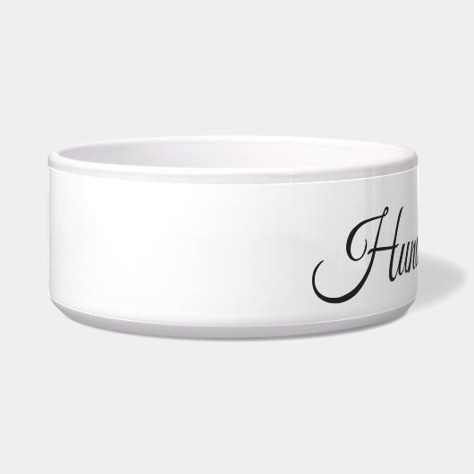 Basset Hound dog Line Art personalized bowl ボウル (左)