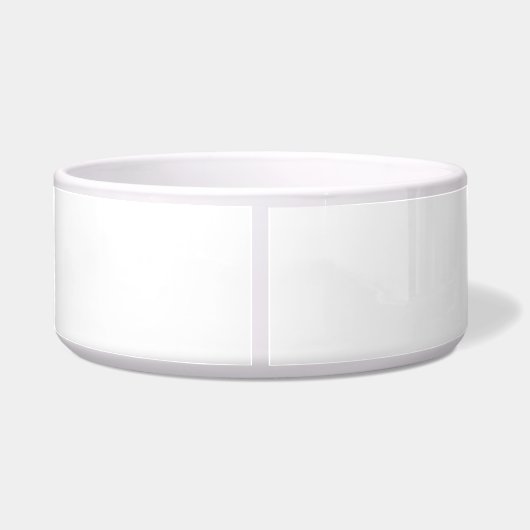 Basset Hound dog Line Art personalized bowl ボウル (裏面)