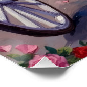 Basset Hound Dog Valentine's Day  ポスター (コーナー)