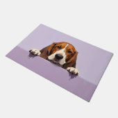 Basset Hound Doormat Art ドアマット (アングル)