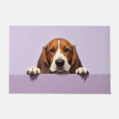 Basset Hound Doormat Art ドアマット (正面)