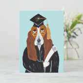 Basset Hound Graduate 招待状 (スタンド正面)