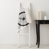 Basset Hound on Bicycle シェルパブランケット (インサイチュ)