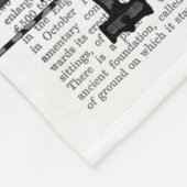 Basset Hound on Bicycle フリースブランケット (角)