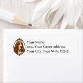Basset Hound Return Address Labels ラベル (インサイチュ)