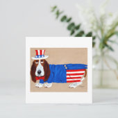 Basset Hound Uncle Sam 案内状 (スタンド正面)