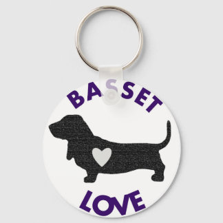 Basset Love Keychain キーホルダー