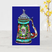 BassetSteinの挨拶状 カード (黄色い花)