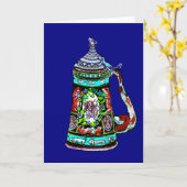 BassetSteinグリーティングカード カード (黄色い花)