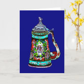 BassetStein – グリーティングカード (黄色い花)