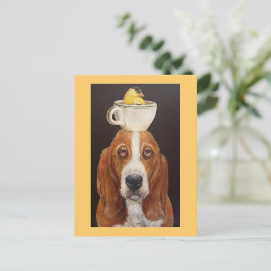 Bassett差引勘定はがき ポストカード (スタンド正面)