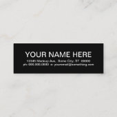 BASSIST(マスモダンク)ミニ名刺 スキニー名刺 (裏面)