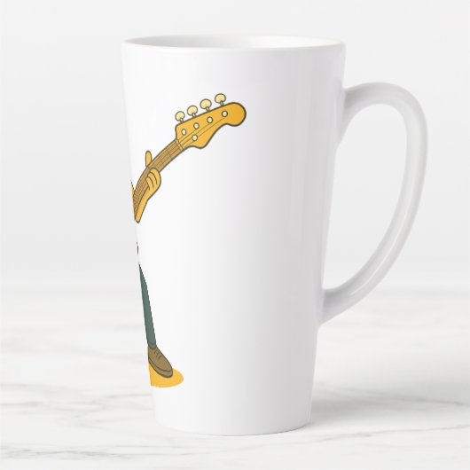 Bassist on Coffee cup カフェラテマグ (右)