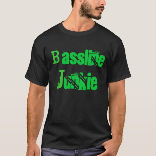 Basslineの麻薬常習者 Tシャツ (正面)