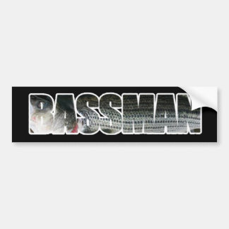 Bassmanのバンパーステッカーの暗闇 バンパーステッカー