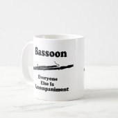 Bassonのギフト コーヒーマグカップ (正面左)