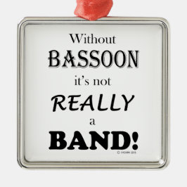 Bassoonなし – バンド メタルオーナメント