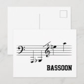 Bassoonの遊Rangeはがき ポストカード (正面/裏面)