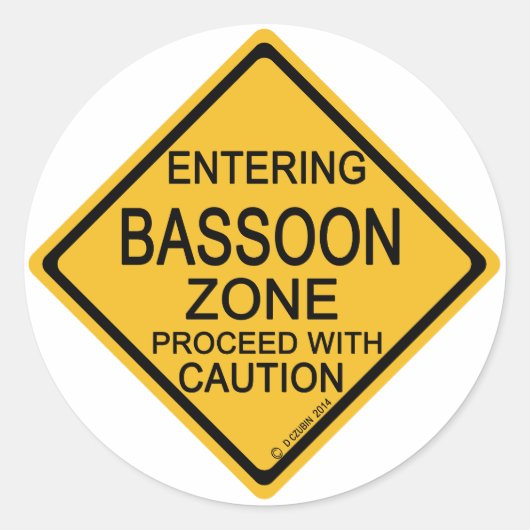 Bassoonゾーンへの入力 ラウンドシール (正面)