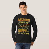 Bassoon Bassoonist Instrument Woodwind Player  2 Tシャツ (正面フル)