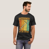 Bassoon Bassoonist Play Low Aim High 1 Tシャツ (正面フル)