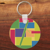 Bassoon Colorblocksキーチェーン キーホルダー (正面)