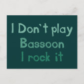 Bassoon Rock Itはがき ポストカード (正面)