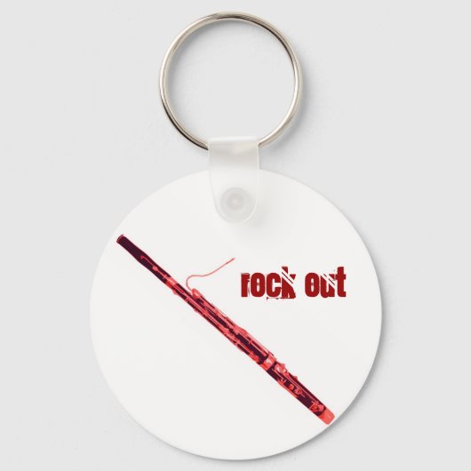Bassoon Rock Outキーチェーン キーホルダー (正面)
