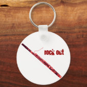 Bassoon Rock Outキーチェーン キーホルダー (正面)