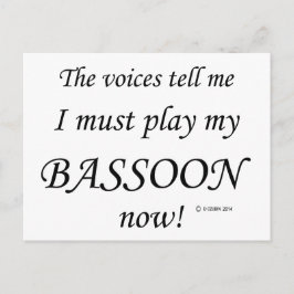 Bassoon VoicesがMustと遊言う ポストカード