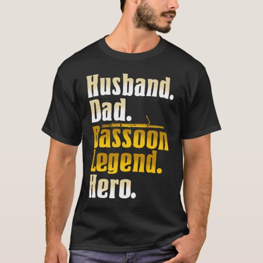 BassoonistのBassoon Player楽器 Tシャツ (正面)