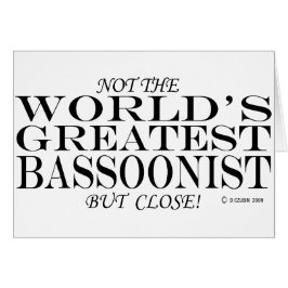 Bassoonistもっとも偉大閉じる