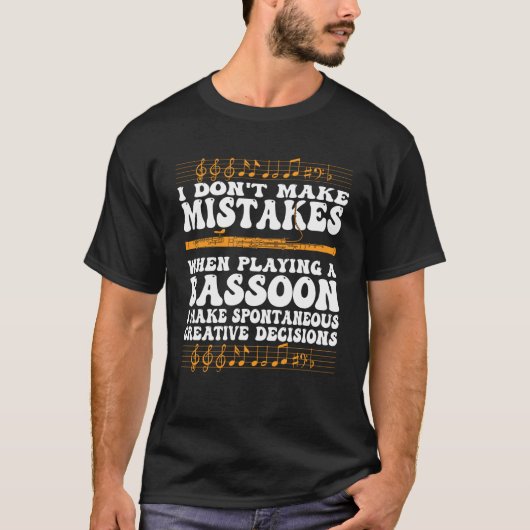 Bassoonist Bassoon Expert 7 Tシャツ (正面)