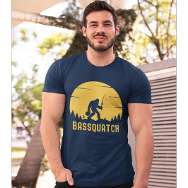 Bassquatch Funny Big foot Tシャツ