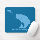 BASStardの魚釣りのマウスパッド マウスパッド (マウス)