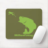 BASStardの魚釣りのマウスパッド マウスパッド (マウス)