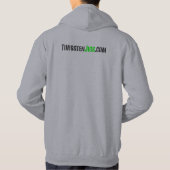 BassTEKのフード付きスウェットシャツのスエットシャツ パーカ (裏面)