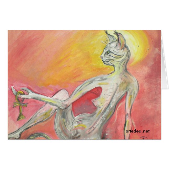 Bast - Grußkarte (正面横)