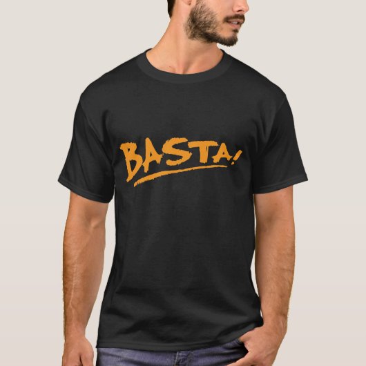 Bastaのオレンジ Tシャツ (正面)