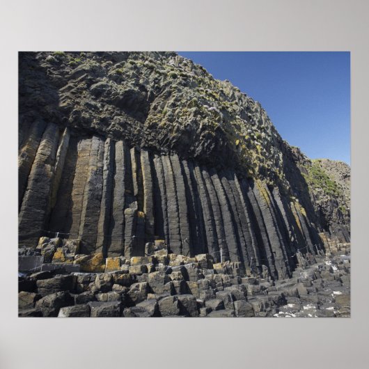 Bastalt Columns by Fingal's Cave, Staffa, off ポスター (正面)