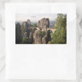 Bastei Bridge in Germany rectangleステッカー 長方形シール (バッグ)