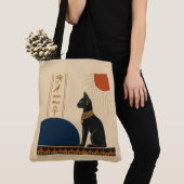 Bastet Egyptian Cat Tote Bag トートバッグ (クローズアップ)