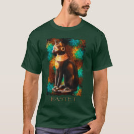 BASTET IIエジプト猫Tシャツ Tシャツ