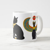 Bastet: Isisの飛んだ猫! ジャンボコーヒーマグカップ (正面右)