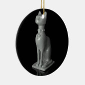 Bastet. The ancient Egyptian cat Goddess セラミックオーナメント (右)